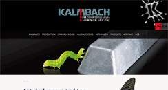 Desktop Screenshot of kalmbach.de